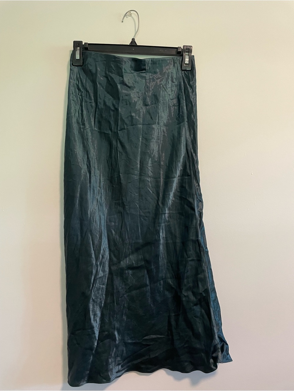 Babaton Aritzia Midi Slip Skirt in a Dark Green Size 4 - Picture 5 of 10